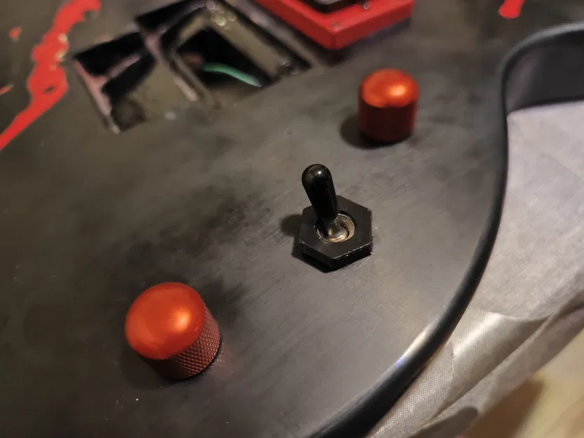 Nắp che ốc lục giác phong cách công nghiệp cho cần gạt guitar 3 chiều - Image 1