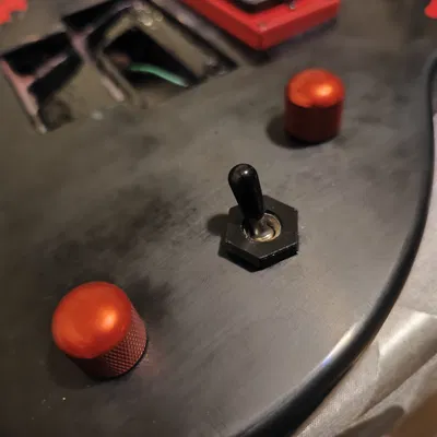 Nắp che ốc lục giác phong cách công nghiệp cho cần gạt guitar 3 chiều