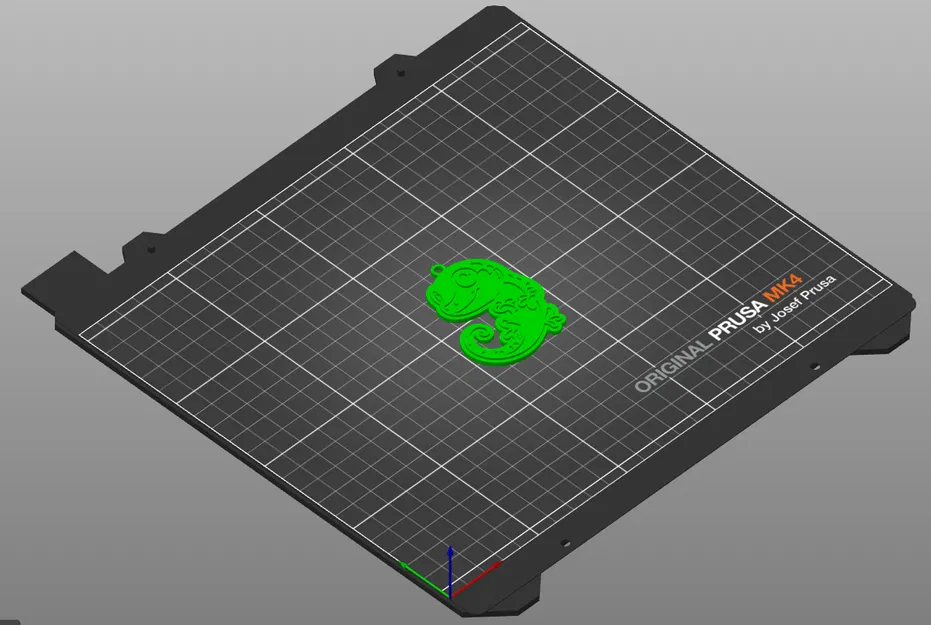 Móc khóa thằn lằn dễ thương (Cute Lizard Keychain) - In 3D siêu đơn giản - Image 2