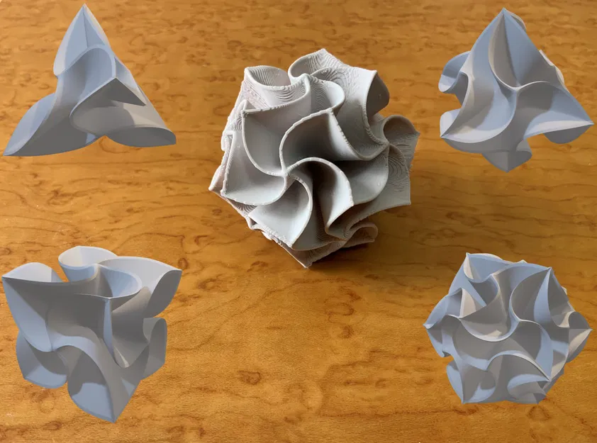 Bộ sưu tập mô hình 3D hình khối Spidron và Platonic Solid độc đáo - Image 1