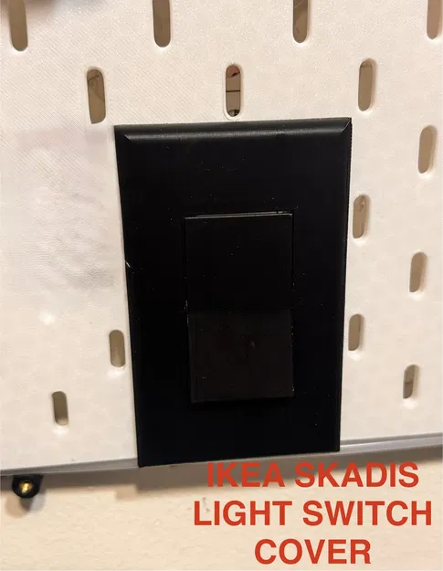 Nắp che công tắc đèn cho bảng Ikea Skadis - Image 1