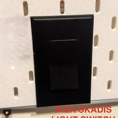 Nắp che công tắc đèn cho bảng Ikea Skadis