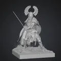 Mô hình Sunwheel Knight hiệp sĩ trung cổ cho in 3D - Thumbnail 1