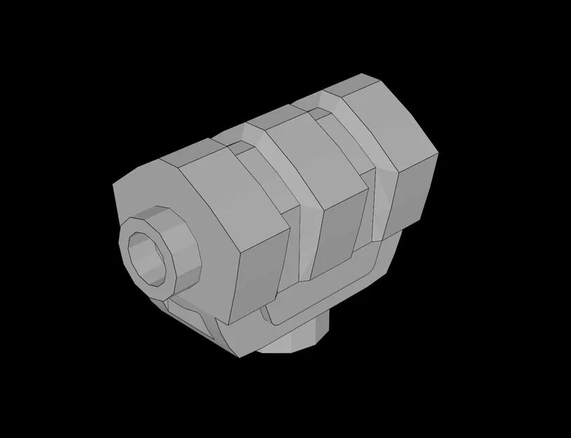 Đầu búa đồ chơi tương thích Lego - Phụ kiện Minifig 3D - Image 1