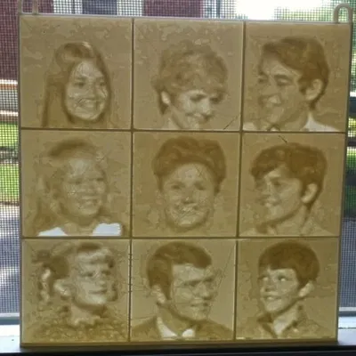 Tranh Lithophane Brady Bunch