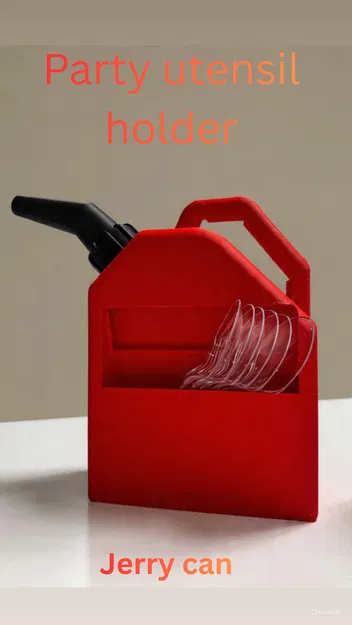 Ống đựng dụng cụ ăn uống hình Jerry can - Image 1