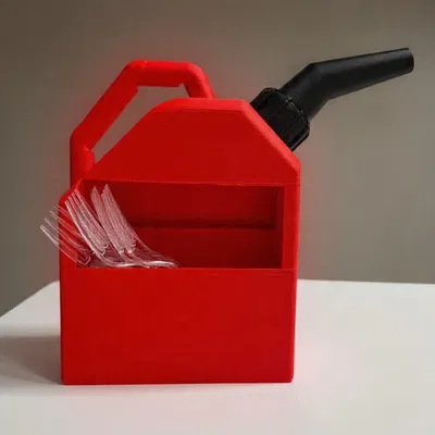 Ống đựng dụng cụ ăn uống hình Jerry can