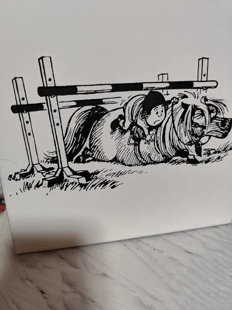 Tranh nghệ thuật Thelwell Riding School (HueForge 3D Print) - Image 2