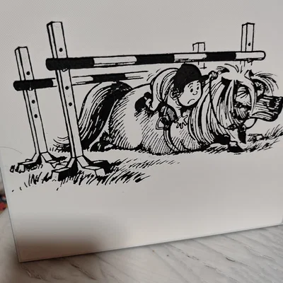 Tranh nghệ thuật Thelwell Riding School (HueForge 3D Print)