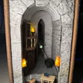 Mô hình Book Nook Thư viện Trung cổ Huyền bí - Thumbnail 1