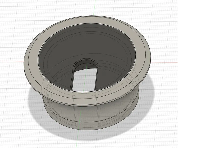 Nắp luồn dây điện cho bàn làm việc 50mm - Gọn gàng ngăn nắp - Image 1