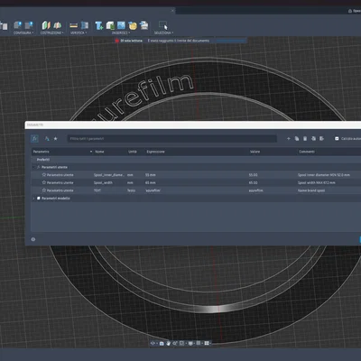 Thiết kế tham số cho bộ chuyển đổi cuộn nhựa Filament Storage 2026 trong Fusion