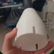 Đầu phun thổi khí Blower Nozzle 75mm thiết kế in 3D