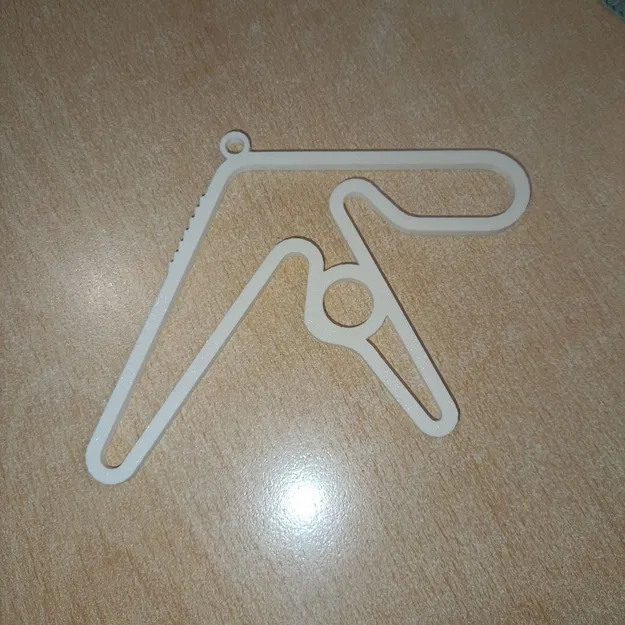 Móc treo trang trí logo Aphex Twin in 3D độc đáo - Image 1