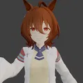 Mô hình 3D Agnes Tachyon (Uma Musume) cực chi tiết cho người hâm mộ - Thumbnail 1