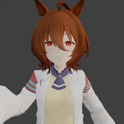 Mô hình 3D Agnes Tachyon (Uma Musume) cực chi tiết cho người hâm mộ
