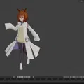 Mô hình 3D Agnes Tachyon (Uma Musume) cực chi tiết cho người hâm mộ - Thumbnail 2