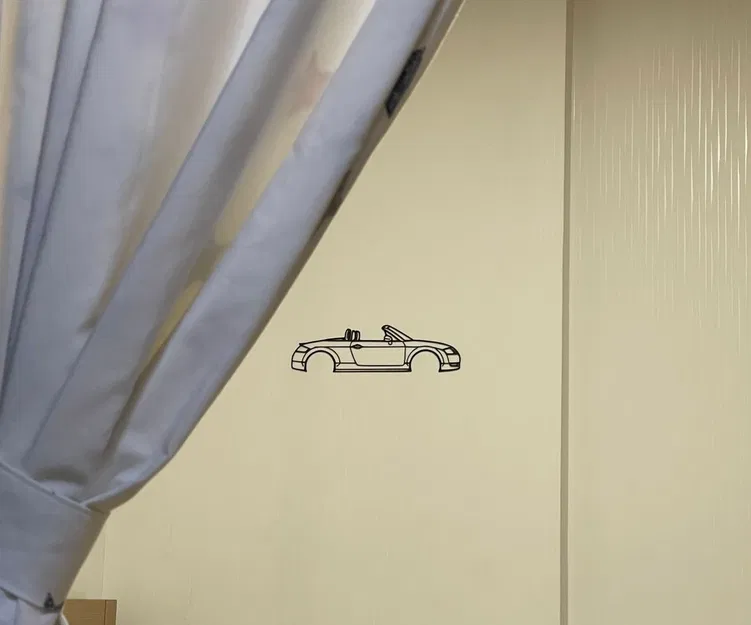 Tranh treo tường 3D hình xe Audi TT 8N Mk1 (bản mui trần) - Image 1