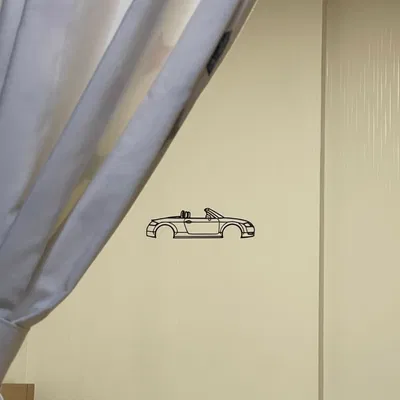 Tranh treo tường 3D hình xe Audi TT 8N Mk1 (bản mui trần)