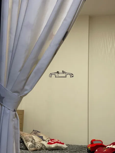 Tranh treo tường 3D hình xe Audi TT 8N Mk1 (bản mui trần) - Image 2