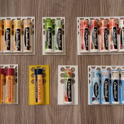 Khay Đựng Son Dưỡng Chapstick In 3D Gọn Gàng Tiện Lợi