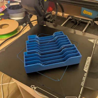 Khay đựng gói gia vị 10 ngăn tiện lợi - Thiết kế 3D ngăn nắp