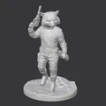 Mô hình 3D Rocket Raccoon chi tiết - Thumbnail 2