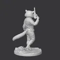 Mô hình 3D Rocket Raccoon chi tiết - Thumbnail 3