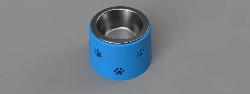 Kệ Đựng Bát Ăn Cho Chó với Khay Thay Thế Linh Hoạt - Image 4