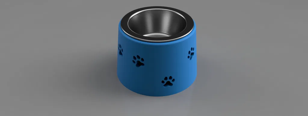 Kệ Đựng Bát Ăn Cho Chó với Khay Thay Thế Linh Hoạt - Image 6