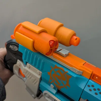 Bộ kẹp vỏ đạn và thước ngắm sau cho SillySledge Nerf