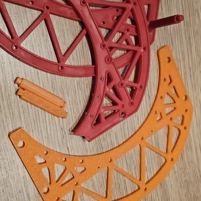 Cạnh cầu đường ray xe lửa Ikea/Brio in 3D không cần support