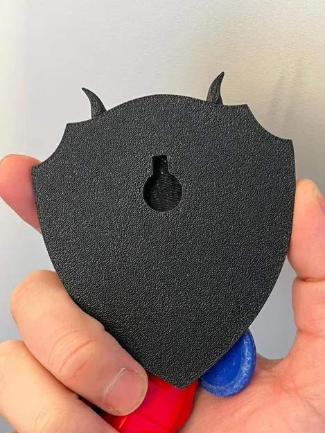 Giá treo móc khóa hình rồng bóng đêm (Dark dragon key chain organizer) - Image 3