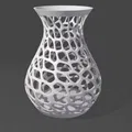 Bình hoa họa tiết Voronoi - Thumbnail 3