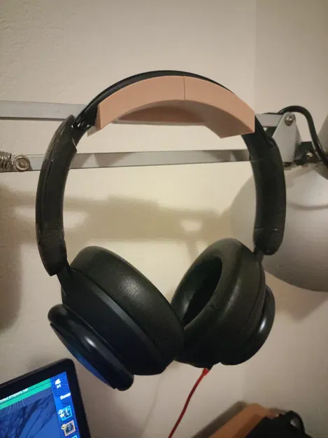 Giá treo tai nghe gắn đèn bàn siêu gọn - In 3D tiện lợi - Image 3