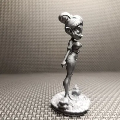 Mô hình Nàng Elf dễ thương – Tượng nhỏ Fantasy STL