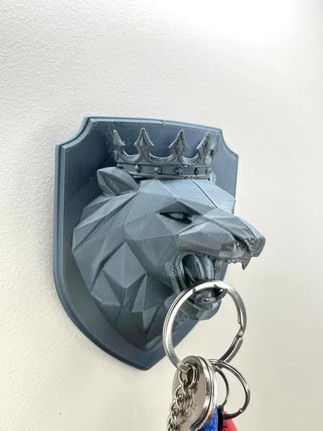 Giá treo móc khóa Sư tử Vua đội vương miện - Image 3