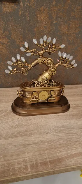 Industrieller Bonsai - Mô hình trang trí Steampunk tinh xảo - Image 4