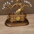 Industrieller Bonsai - Mô hình trang trí Steampunk tinh xảo - Thumbnail 4