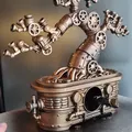 Industrieller Bonsai - Mô hình trang trí Steampunk tinh xảo - Thumbnail 7