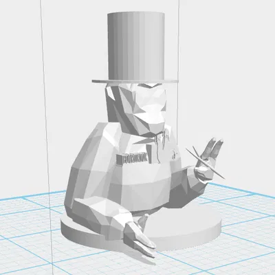 Mô hình 3D Gorilla Tag với Fingerpainter trang trí bàn làm việc