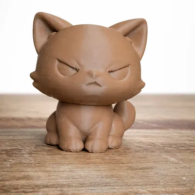 Mèo Chibi Dễ Thương – Phiên bản Giận Dữ (Angry Edition)