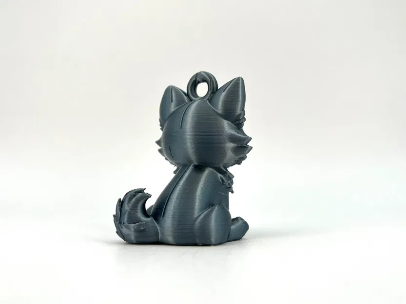 Móc khóa hình sói con trang trí - Image 3