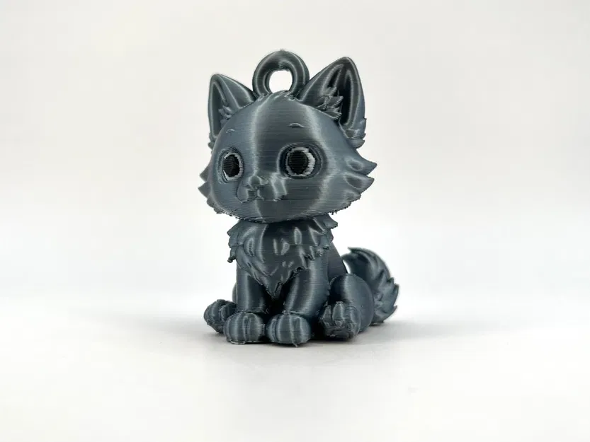 Móc khóa hình sói con trang trí - Image 4