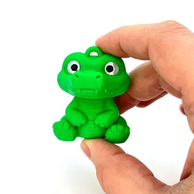 Móc khóa trang trí hình cá sấu con