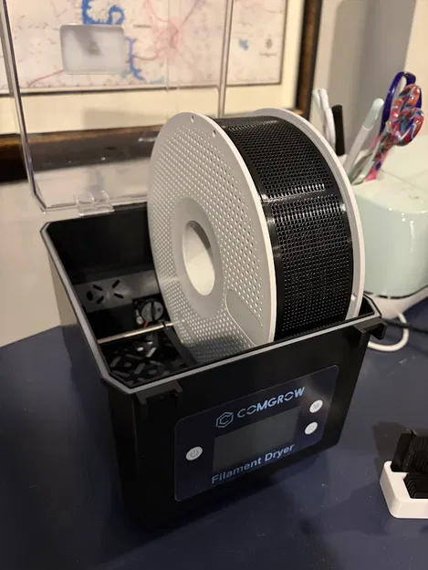 Khay Hạt Hút Ẩm Gắn Cuộn Nhựa Dành Cho Bambu Lab - Image 1