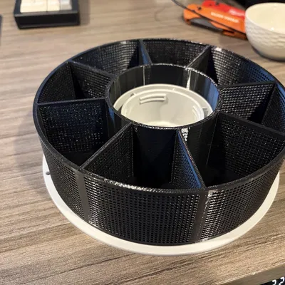 Khay Hạt Hút Ẩm Gắn Cuộn Nhựa Dành Cho Bambu Lab