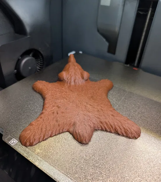 Miếng lót ly hình tấm da gấu - Image 4