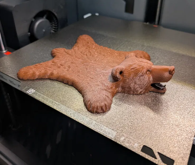 Miếng lót ly hình tấm da gấu - Image 5