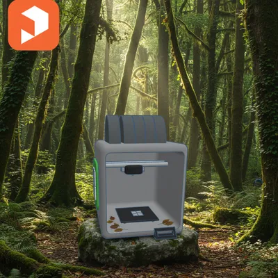 Móc khóa mô hình máy in 3D Bambu Lab P2S siêu nhỏ gọn